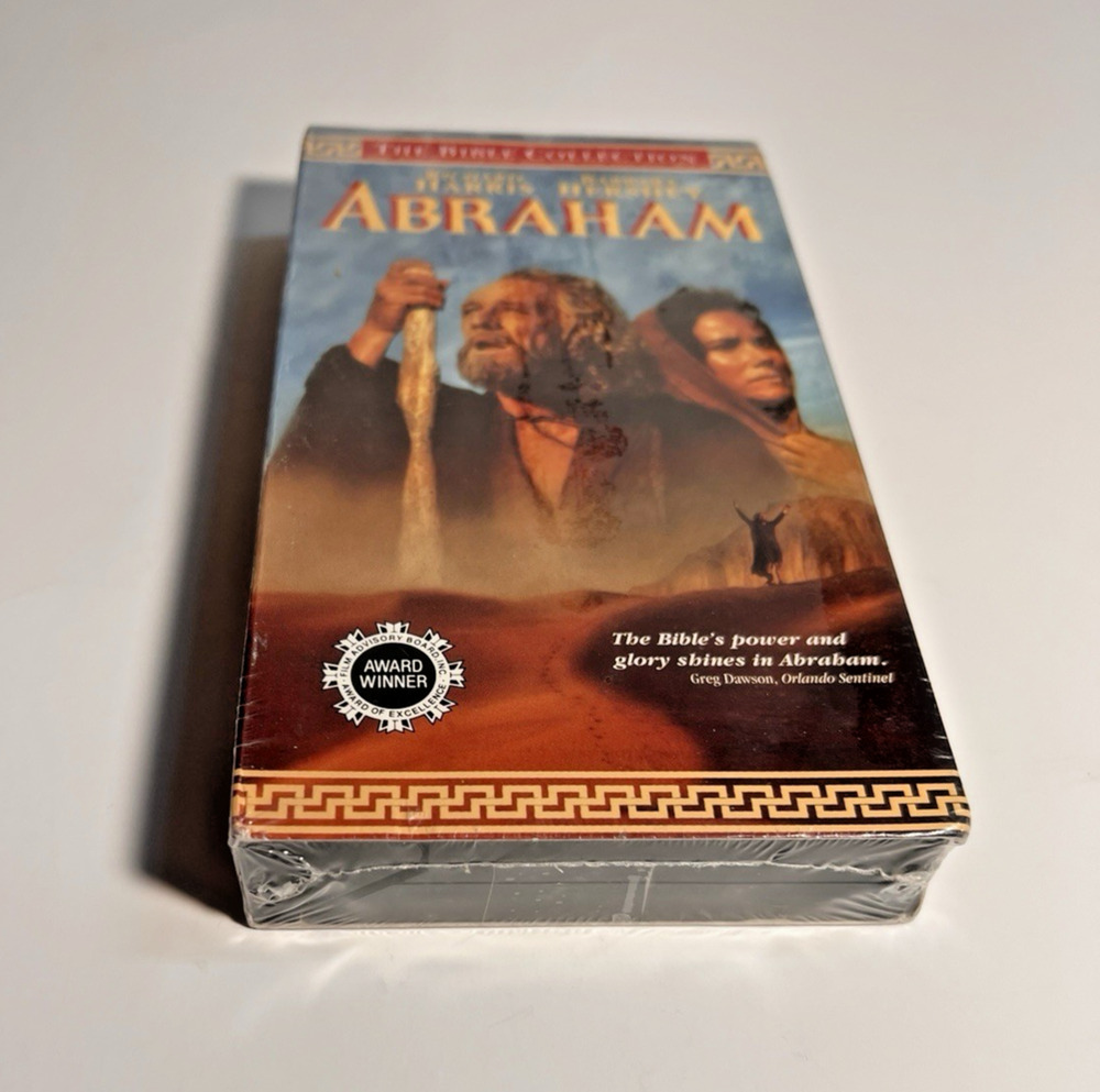 Abraham (VHS, 1994) The Bible Collection Richard Harris, Barbara Hershey Sealed